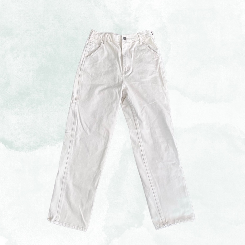 Brandy Melville / John Galt off white cargo/untility pant